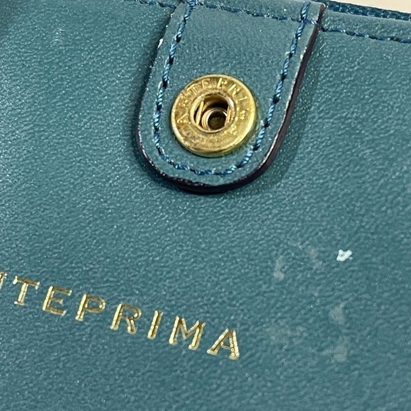 ANTEPRIMA compact leather wallet in deep blue - Picture 6 of 13